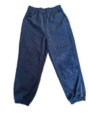 Zara Women Joggers with pockets and gold ankle zip. USA Large